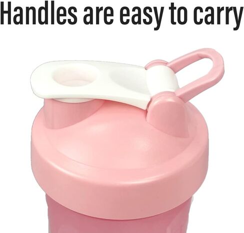 Classic Shaker for Protein Shakes and Pre-Workout, Gym Shaker Bottle, Protein Shaker Bottle-24 oz.(pink) in Saudi Arabia