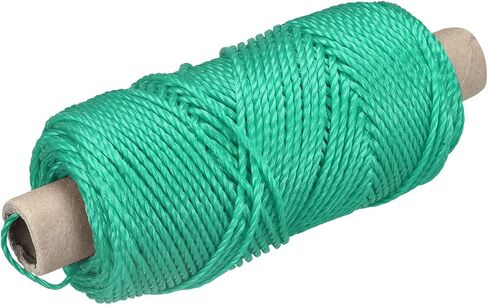 MECCANIXITY Twisted Mason Line Nylon Twine String Cord Black 100M/109 Yard 3MM Dia for Netting, Landscaping, Home Improvement, DIY Projects, Crafting, Masonry, Gardening in Saudi Arabia