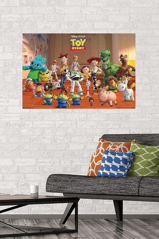 Trends International Disney Pixar Toy Story 4 - ملصق حائط مجمع، 22.375 بوصة × 34 بوصة، نسخة غير مؤطرة in Kuwait
