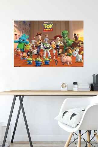 Trends International Disney Pixar Toy Story 4 - ملصق حائط مجمع، 22.375 بوصة × 34 بوصة، نسخة غير مؤطرة in Kuwait
