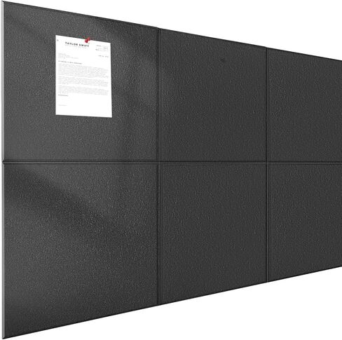 AUGSUN 6 حزمة لوحة الفلين الكبيرة 48 بوصة × 32 بوصة، لوح شعر كبير من بلاط الحائط مع وسادات لاصقة آمنة قابلة للإزالة، لوحة إعلانات كبيرة قابلة للطي، لوحة فلين 47.2 × 31.5 بوصة للجدران، المنزل، المكتب، المدرسة in Kuwait