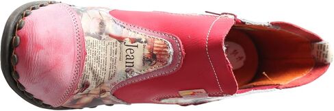 TMA EYES Women's Leather Ankle Booties Casual and Fashion Shoes with side Zipper in Saudi Arabia
