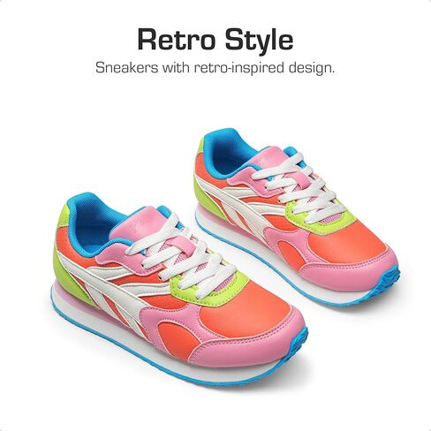 DREAM PAIRS Boys Girls Sneakers Unisex-Child Casual Walking Shoes Kids Lightweight Lace-up Tennis Shoes in Saudi Arabia
