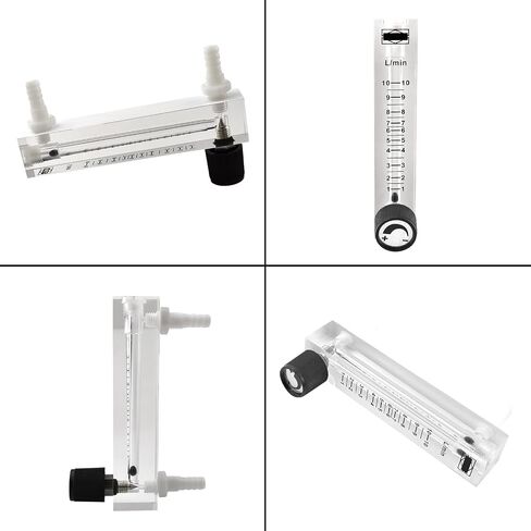Gas Flowmeter, Multicolor Acrylic 1-10LPM Oxygen Air Gas Flowmeter with Control Valve for Measuring Controlling Gas Flow (1-10LPM) in Saudi Arabia