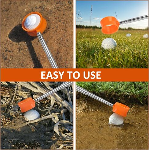 Golf Ball Retriever, 9FT Aluminum Alloy Golf Ball Retriever Telescopic Golf Accessories Golf Gift for Men in Saudi Arabia
