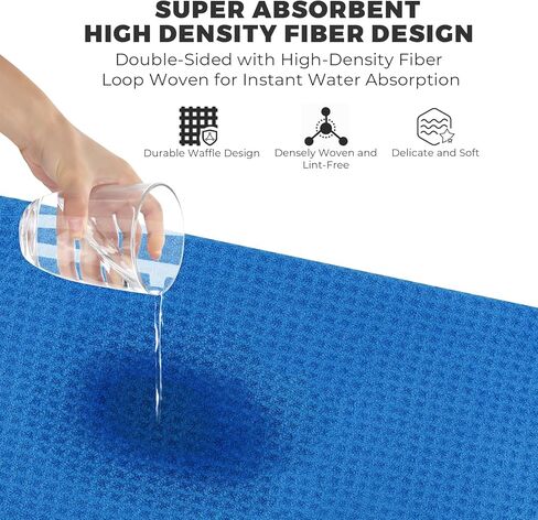 مجموعة مناشف جولف من الألياف الدقيقة ومجموعة فرش مضرب مغناطيسية، منشفة جولف ثلاثية الطي بنمط الوافل مقاس 40.64 سم × 40.64 سم، ومنظف أخدود فرشاة نادي الجولف المغناطيسي in Kuwait