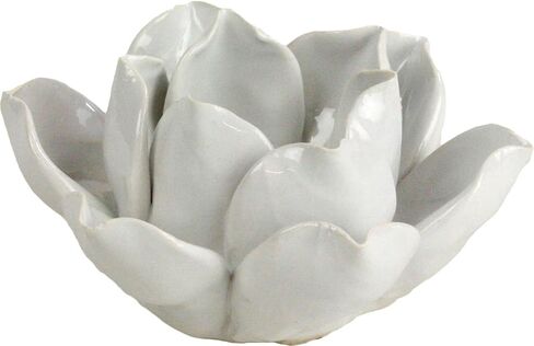 HomArt 7637-14 Lotus Tea Light Holder, Teal in Kuwait