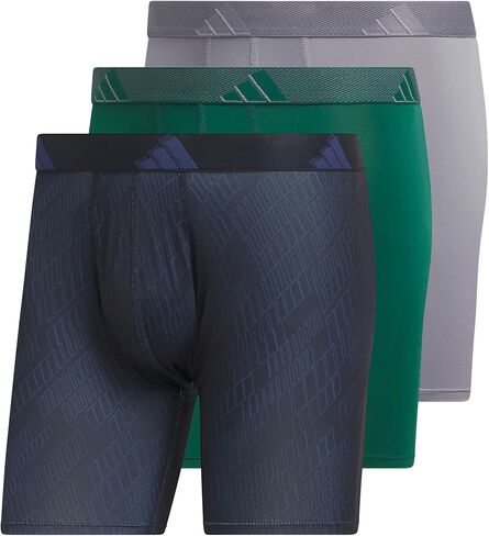adidas Men's Athletic Fit Microfiber Boxer Brief Underwear (3-Pack) in Saudi Arabia