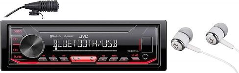 JVC KD-X260BT بلوتوث مدمج، AM/FM، USB، MP3، Pandora، Spotify، مستقبل الوسائط الرقمية iHeartRadio، يعمل مع هواتف Apple وAndroid، تشغيل موسيقى iPod/iPhone in Saudi Arabia