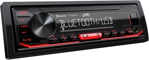 JVC KD-X260BT بلوتوث مدمج، AM/FM، USB، MP3، Pandora، Spotify، مستقبل الوسائط الرقمية iHeartRadio، يعمل مع هواتف Apple وAndroid، تشغيل موسيقى iPod/iPhone in Saudi Arabia