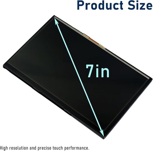 محول رقمي زجاجي بشاشة تعمل باللمس 7 بوصات، بديل متين لسيارة جيب كومباس 2017-2020، الجزء # TDO-WXGA0700K00033-V2، TDO-WXGA0700K00057-V1، LMB-K00057BL-A (مع شاشة LCD) in Kuwait