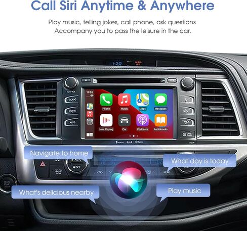 مجموعة التحديثية للمحول اللاسلكي Geloo Android Auto لسيارة Toyota Touch2 & Entune 2.0 2014-2019، محول Carplay Android التلقائي اللاسلكي مناسب لـ Corolla/Tacoma/Tundra/Highlander/Verso/Avalon/Sienna/Prius/RAV4 in Kuwait