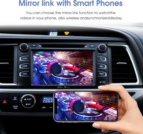 مجموعة التحديثية للمحول اللاسلكي Geloo Android Auto لسيارة Toyota Touch2 & Entune 2.0 2014-2019، محول Carplay Android التلقائي اللاسلكي مناسب لـ Corolla/Tacoma/Tundra/Highlander/Verso/Avalon/Sienna/Prius/RAV4 in Kuwait