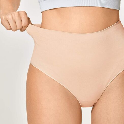 LAUDINE Women's High-Waist Tummy Control Shaping Panties Seamless Plus Size Shapewear in Saudi Arabia