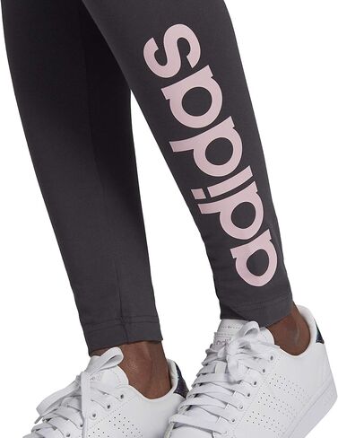 بنطال ضيق بشعار adidas Essentials عالي الخصر للسيدات in Kuwait