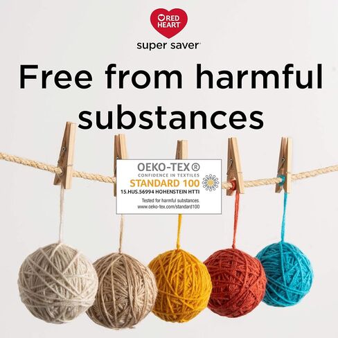 Red Heart with Love Iced Aqua Yarn - 3 Pack of 198g/7oz - Acrylic - 4 Medium (Worsted) - 370 Yards - Knitting/Crochet in Saudi Arabia