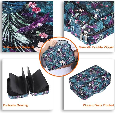 BTSKY Colored Pencil Case 300 Slots Pen Pencil Bag Organizer with Handy Wrap Portable- Multilayer Holder for Crayola Colored Pencils & Gel Pen, Sea Wave in Saudi Arabia