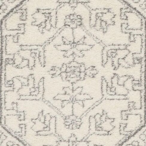 SAFAVIEH Adirondack Collection X-Large Area Rug - 2'6" x 22', Ivory & Silver, Oriental Medallion Design, Non-Shedding & Easy Care, Ideal for High Traffic Areas in Living Room, Bedroom (ADR108B) in Saudi Arabia