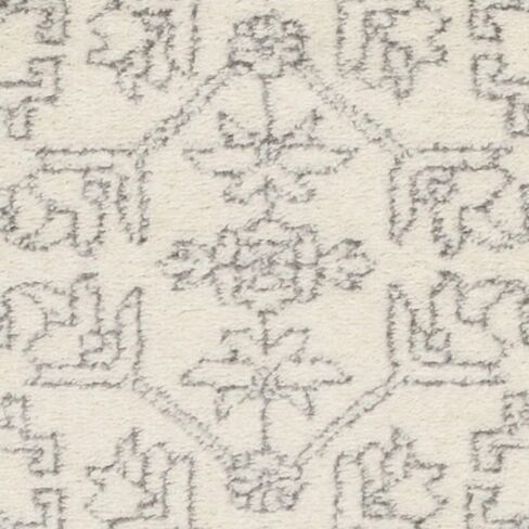 SAFAVIEH Adirondack Collection X-Large Area Rug - 2'6" x 22', Ivory & Silver, Oriental Medallion Design, Non-Shedding & Easy Care, Ideal for High Traffic Areas in Living Room, Bedroom (ADR108B) in Saudi Arabia
