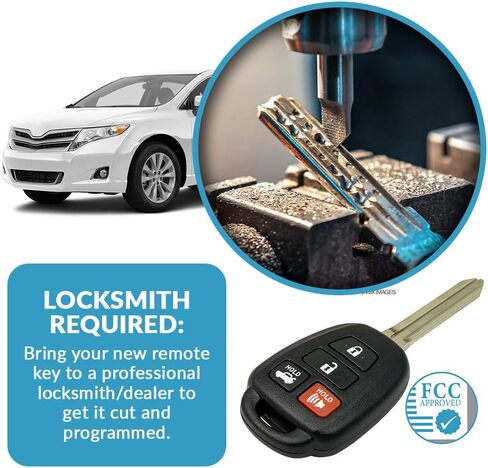بديل Keyless2Go لمفتاح السيارة عن بعد الجديد للدخول بدون مفتاح للمركبات التي تستخدم HYQ12BDM، HYQ12BEL مع شريحة H (عبوتان) in Saudi Arabia