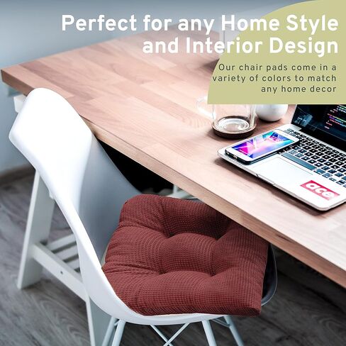 وسادة كرسي Arlee Memory Foam مضادة للانزلاق، عدد 2 (عبوة من 1)، عنابي in Kuwait