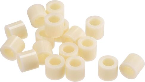 uxcell ABS Round Spacer Washer ID 8.2mm OD 14mm Length 12mm Plastic Standoff for 3D Printer, TV Wall Mounting, Electrical Outlet, Beige, 300Pcs in Saudi Arabia