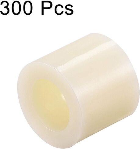uxcell ABS Round Spacer Washer ID 8.2mm OD 14mm Length 12mm Plastic Standoff for 3D Printer, TV Wall Mounting, Electrical Outlet, Beige, 300Pcs in Saudi Arabia