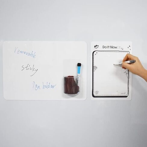 عبوتان من حامل أقلام التحديد الجاف القابل للمسح على الحائط، حامل أقلام حائط قابل للتقشير واللصق، حامل لاصق للتحكم عن بعد على الحائط لجميع الأسطح الملساء in Kuwait