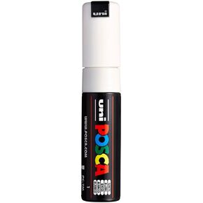 Posca Marker 7M in White, Posca Pens for Art Supplies, School Supplies, Rock Art, Fabric Paint, Fabric Markers, Paint Pen, Art Markers, Posca Paint Markers