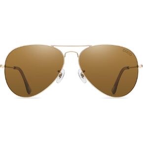 DUCO Classic Aviator Sunglasses for Men Women Retro Polarized Sun Glasses UV400 Protection Driving Fishing 3025