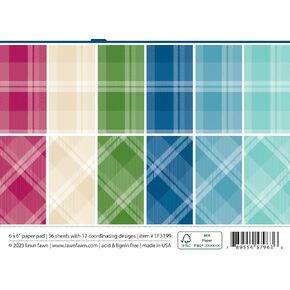 LAWN FAWN LF3199 Favorite Flannel Petite Paper Pack Petite Paper Pack