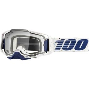 100% Armega MX Offroad Goggles Solis w/Clear Lens