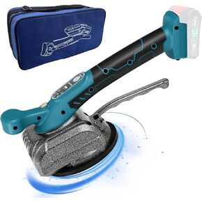 Tile Vibration Machine For Makita 18V Battery, 5 Speeds Adjustable Suction Cup Tile Vibration Tool, Automatic Leveling Hand-held Tile Tiling Machine, Digital Display & Lock Design (NO BATTERY)