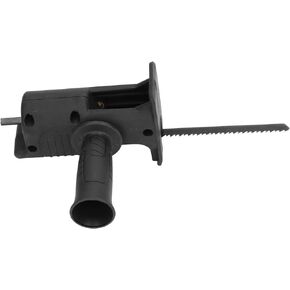 Saw Drill Attachment, Reciprocating Saw Attachment for Cordless Drill with 3 Blades for Metal Wood Cutting Hand Wood Metal Cutter Attachment Drill Saw Attachment Power