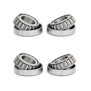4 Sets L44643 L44610 Wheel Bearings, L44643/L44610 ID 1" x OD 1.980" Tapered Roller Bearings