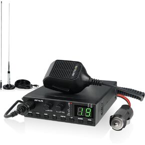 Retevis MB2 40-Channel AM/FM CB Radio Kit, CB Radio for Truck with Antenna | Easy to Use, Cigarette Lighter Fixed-Mount, VOX Handsfree, Squelch Knob, Emergency Channel 9/19, CB Radio for Truck in Saudi Arabia