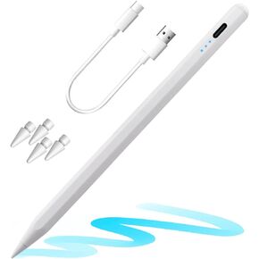 Stylus Pen for iPad 2018-2023 W/Palm Rejection Tilt Sensitivity,Fast Charge Apple Pencil iPad Stylus Compatible W/iPad 6/7/8/9/10,iPad Pro12.9&11",iPad Air3/4/5,iPad mini5/6