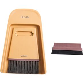 Desktop Mini Broom Mini Hand Broom Dog Dust Brush Outdoor Broom Toothpaste Holder Travel Dustpan Decals for Restroom Soft Bristle Broom Brooms Dust Pan Toddler Desktop Mop Set
