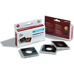 (6) كبسولات حامل العملات المعدنية المربعة مقاس 41 مم 2 × 2 بوصة منارة منارة مع تقنية الاعتراض للحماية من التشويه للنسر الفضي الأمريكي بوزن 1 أونصة in Kuwait