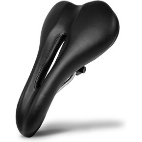 Bike Seat Cushion, Bicycle Saddle Bike Seat Cover for Men Women Comfort, Extra Soft Bicycle Seat Compatible with Exercise, Road, and Stationary Bikes