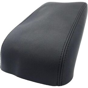 Armrest Center Console Lid Leather Cover Fit for 2007-2011 Toyota Camry Gray (Without Lid)