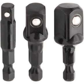 Titan - 3-Pc Impact Stubby Socket Adapter Se (12061)