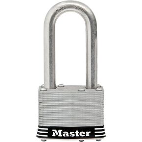 Master Lock 1SSTRILH Stainless Steel Outdoor Padlock with Key, 3 Pack Keyed-Alike, Silver