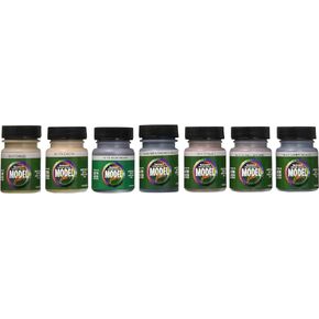 BADGER Modelflex Railroad Airbrush Paint-Weathering Colors, 7 Ounce