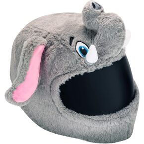 Helmet Cover for Motorcycle Helmet, Fun Rides and Gifts (Cover Only. Helmet Not Included) - Elephant