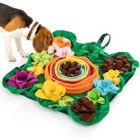 Snuffle Mat for Dogs - Dog Toys to Keep Them Busy | Dog Puzzle Slow Feeder Treat Toy | Interactive Dog Toys and Dog Feeding Mats | Dog Lick Mat Enhancement