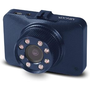 Minolta MNCD260 1080p Infrared Night Vision Car Camcorder w/2.2" LCD Monitor (Blue)