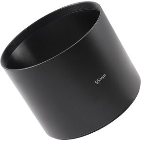 Metal Lens Hood 95mm 78mm x 95mm Screw Aluminum Alloy Lens Hood for Camera Lens with 95mm Filter Thread Compatible with Canon Sony Nikon and Other Cameras
