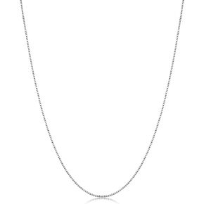 Kooljewelry Pure 925 Sterling Silver Box Chain Necklace For Women 16-30 Inch (0.8 mm, 0.9 mm or 1 mm)