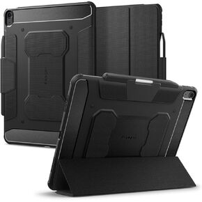 Spigen Rugged Armor Pro Designed for iPad Air 13 Inch Case M2 (2024) with Pencil Holder - Black